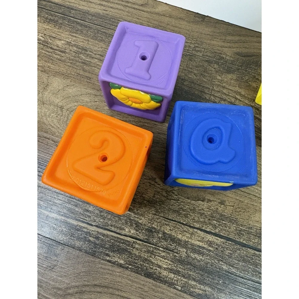 Circle Of Knowledge Squeeze A Lot Block Set Animals Nature ABCs Numbers